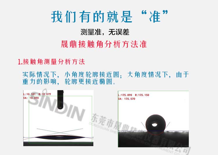 接觸角測(cè)量儀廠家，解析接觸角測(cè)試儀器的主要功能 