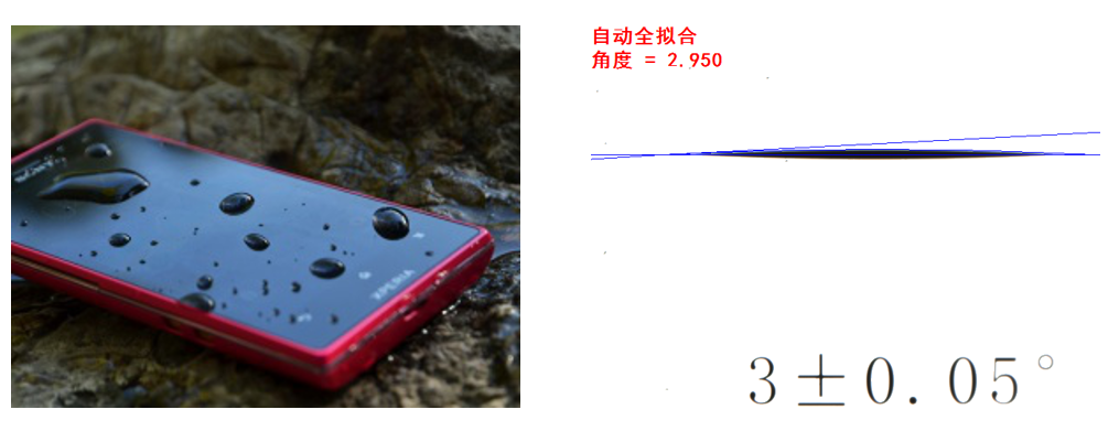 水滴角測試儀在觸摸屏行業(yè)應用